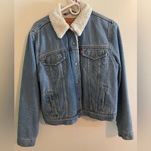 Levi’s Fleece Collar Denim Jacket XL